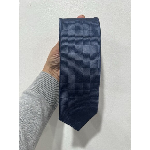 GUCCI Patterned Blue Silk Tie Made In Italy - Picture 3 of 10